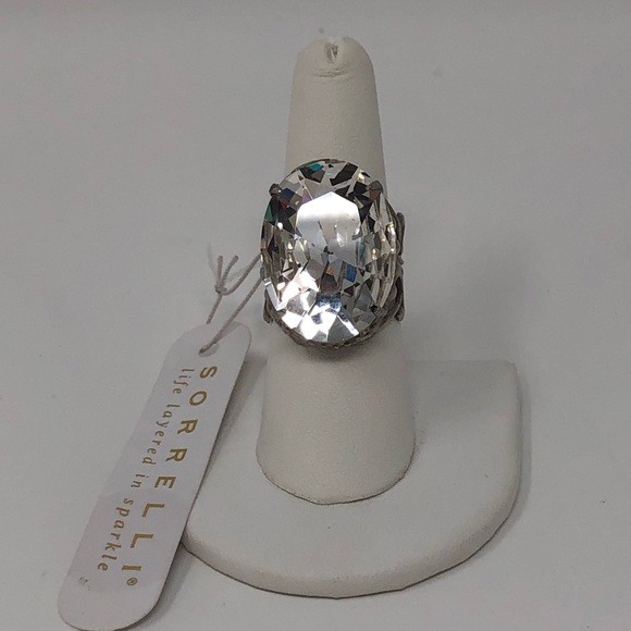 Sorrelli Jewelry - Crystal Oval Cut SORRELLI Cocktail Ring